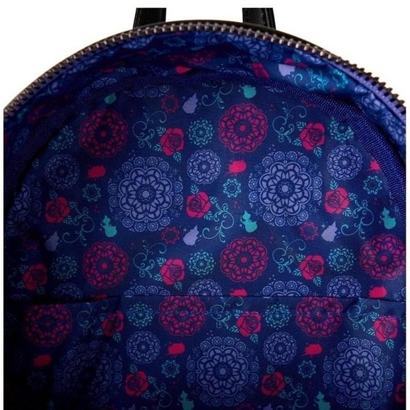 NWT Loungefly HTF Disney Sleeping Beauty Aurora Stained Glass Backpack STUNNING - Picture 5 of 7